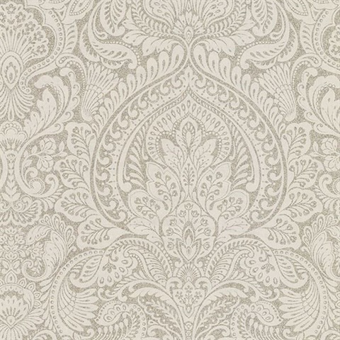 Alistair Flax Damask