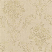 Manor Gold Floral Damask