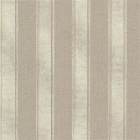 Simmons Taupe Regal Stripe