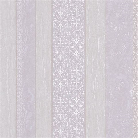 Corra Lilac Ornate Stripe