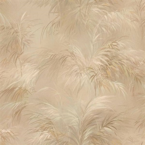 Kaley Bronze Satin Leaves