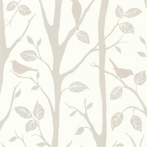 Corwin Grey Bird Branches