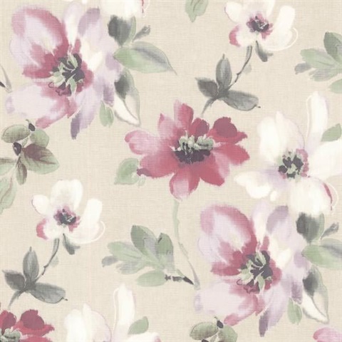 Lynette Violet Watercolour Floral