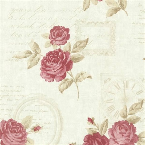 Venetia Mint Vintage Rose Toss