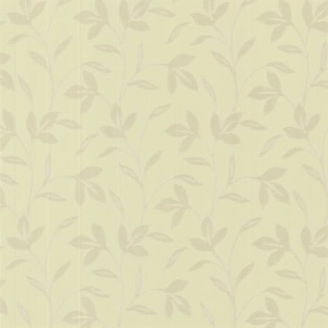 Cynthia Light Green Tonal Leaf Trail