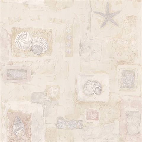 Evie Beige Seashell Mosaic