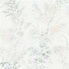 Tory Ivory Tropical Leaves