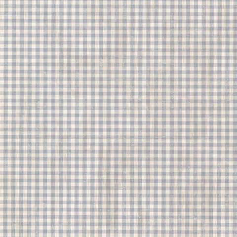 Greer Blue Gingham Check