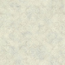 Christiana Grey Damask Medallion