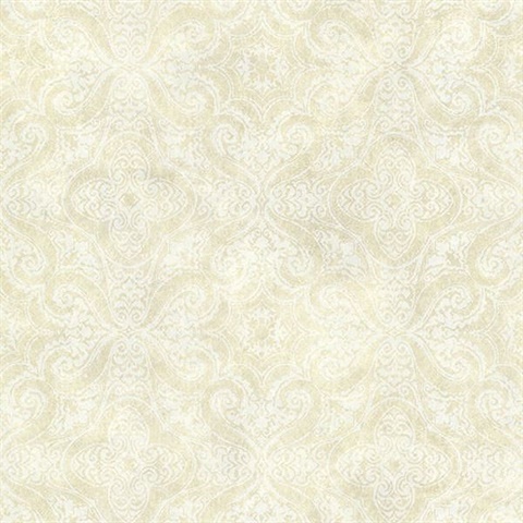 Christiana Sand Damask Medallion