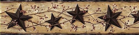 June Black Heritage Tin Star Border