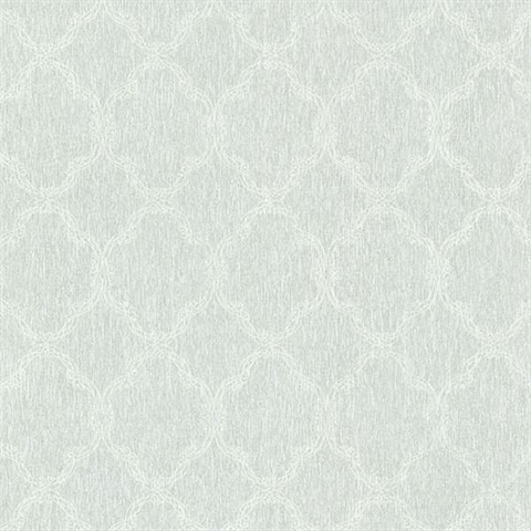 Daniela Light Blue Filigree Trellis