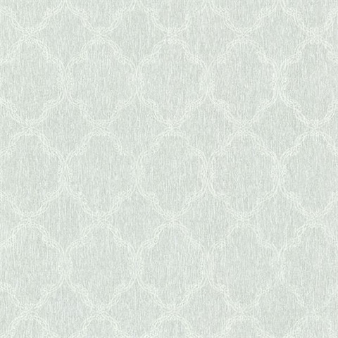 Daniela Light Blue Filigree Trellis