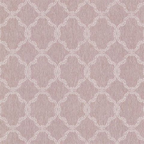 Daniela Mauve Filigree Trellis
