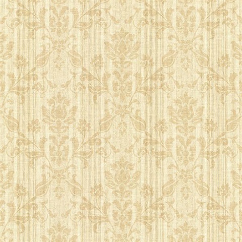 Jovina Buttercup Tonal Damask