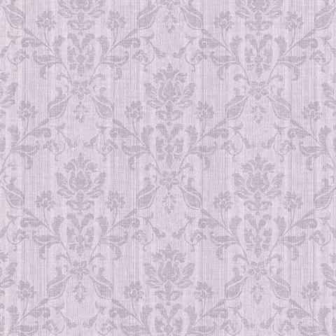 Jovina Lavender Tonal Damask