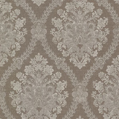 Amarissa Chocolate Jacquard Damask