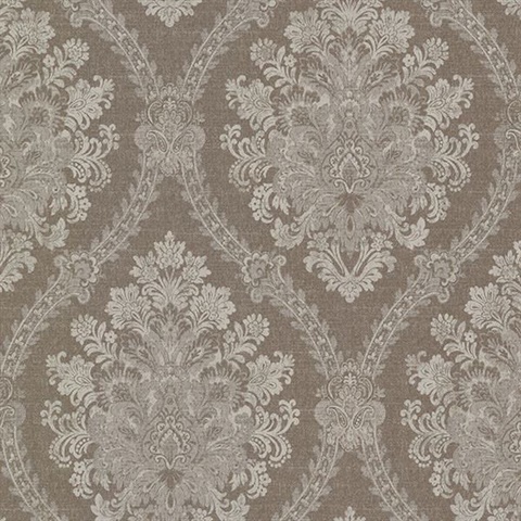 Amarissa Chocolate Jacquard Damask