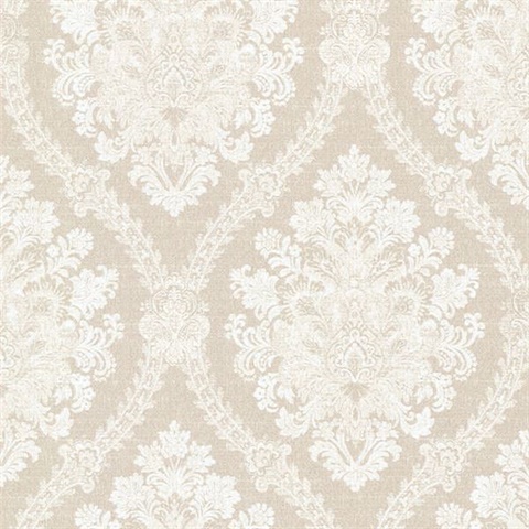 Amarissa Linen Jacquard Damask