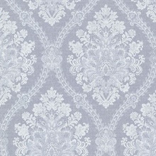 Amarissa Blue Jacquard Damask