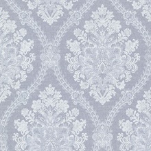 Amarissa Blue Jacquard Damask