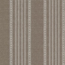 Adria Chocolate Jacquard Stripe