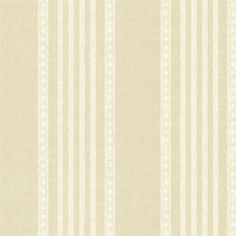 Adria Champagne Jacquard Stripe