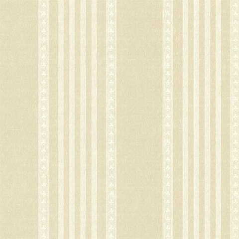 Adria Champagne Jacquard Stripe