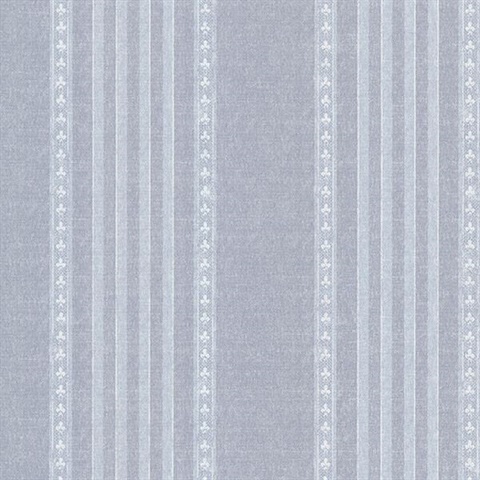 Adria Blue Jacquard Stripe