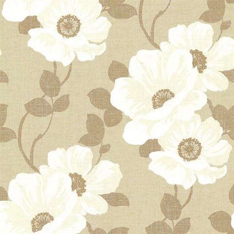 Leala Sand Modern Floral