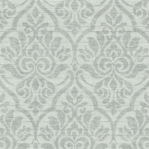 Malia Sage Heirloom Damask