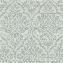 Malia Sage Heirloom Damask