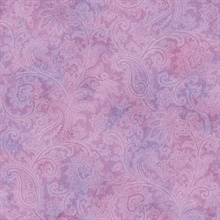 Sadie Purple Paisley Swirl