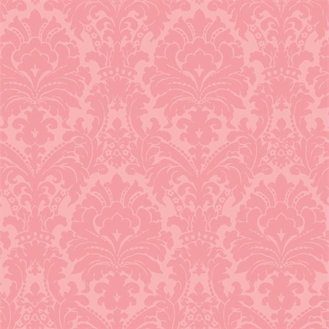 Kourtney Pink Baroque Damask
