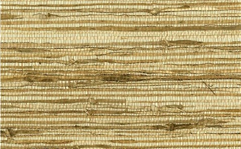 Gold White and Brown Grasscloth