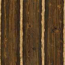 Log Cabin  Brown Wood Paneling