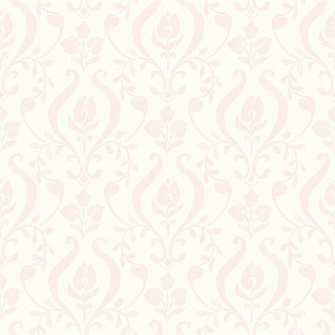 Eloise Light Pink Damask