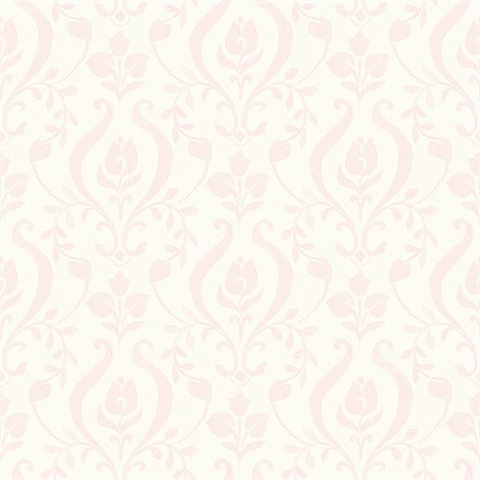 Eloise Light Pink Damask