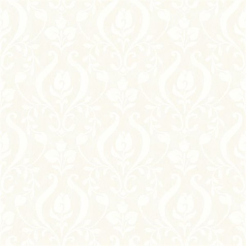 Eloise Light Grey Damask