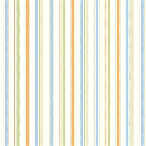 Macey Orange Wiggle Stripe