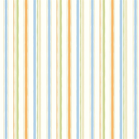 Macey Orange Wiggle Stripe