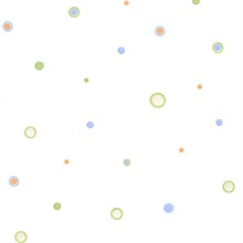 Devin Orange Bubble Dots