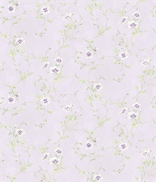 Capri Lavender Floral Scroll