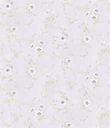 Capri Lavender Floral Scroll