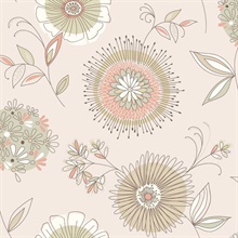 Maisie Beige Floral Burst