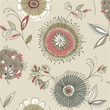 Maisie Grey Floral Burst