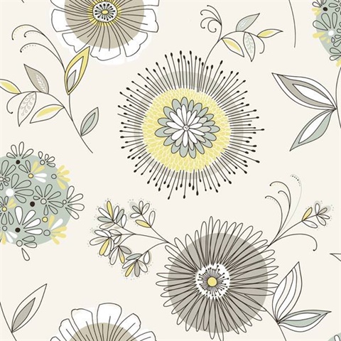 Maisie Green Floral Burst