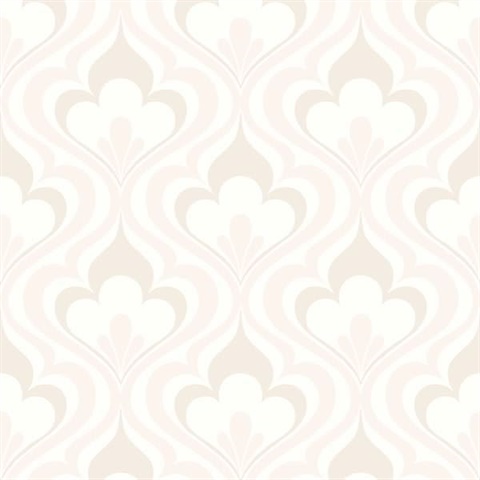 Lola Beige Ogee Bargello