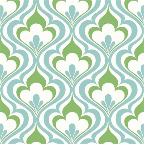 Lola Blue Ogee Bargello