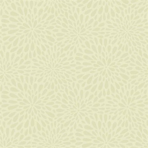 Calendula Green Modern Floral